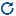 A blue arrow that is curved in a clockwise circle.