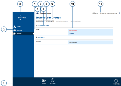 A screen shot of the Administration Console.