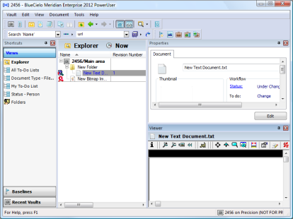 A screen shot of PowerUser.