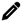 A black pencil icon.